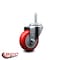 Service Caster 35 Inch Red Polyurethane Wheel Swivel 58 Inch Threaded Stem Caster Service Caster SCC-TS20S3514-PPUB-RED-58212 - alternate 3